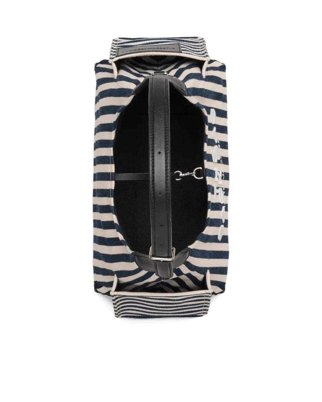 Marc Jacobs Black The Stripe Belted Sack Bag