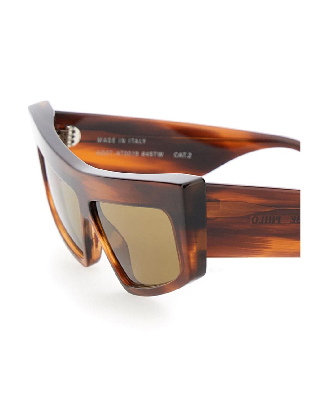 Phoebe Philo White Tortoishell-Effect Sunglasses