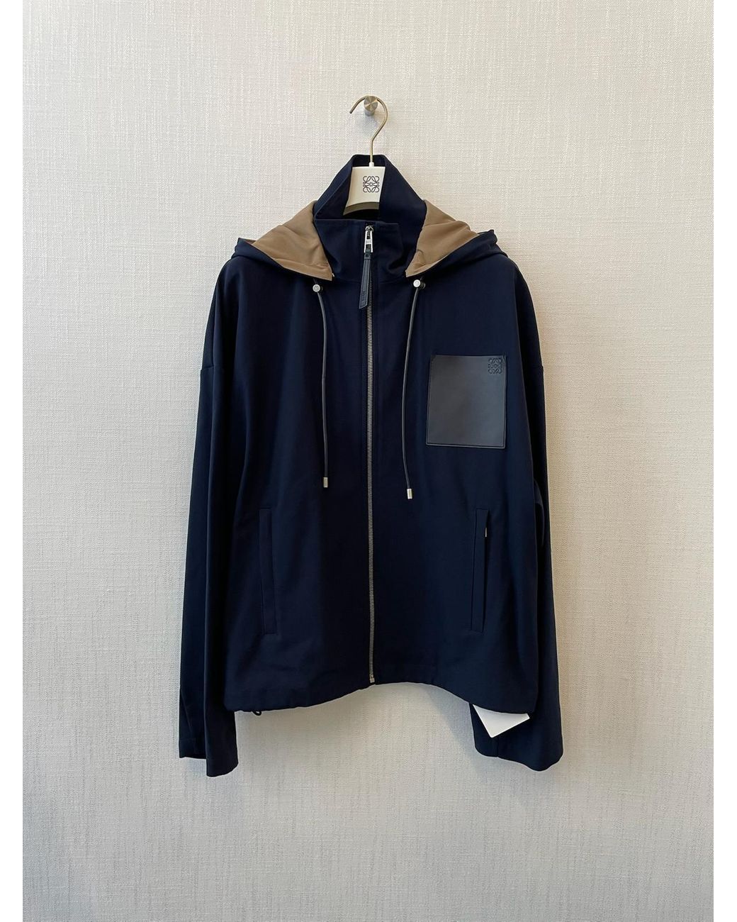 Loewe Blue Hooded Jacket for men