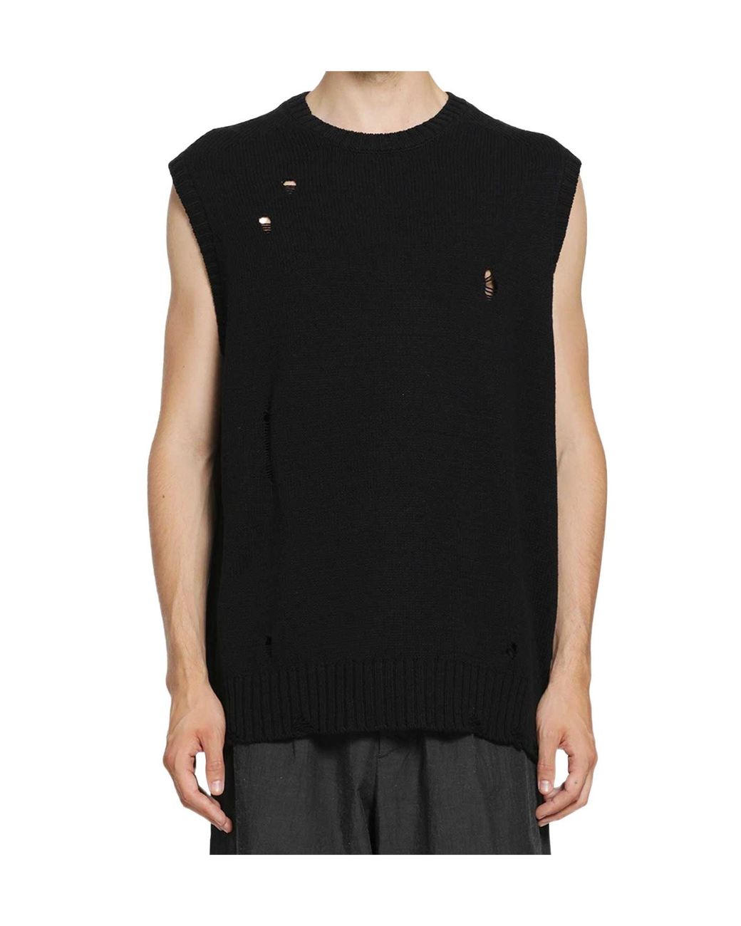Undercover Black Knitted Vest for men