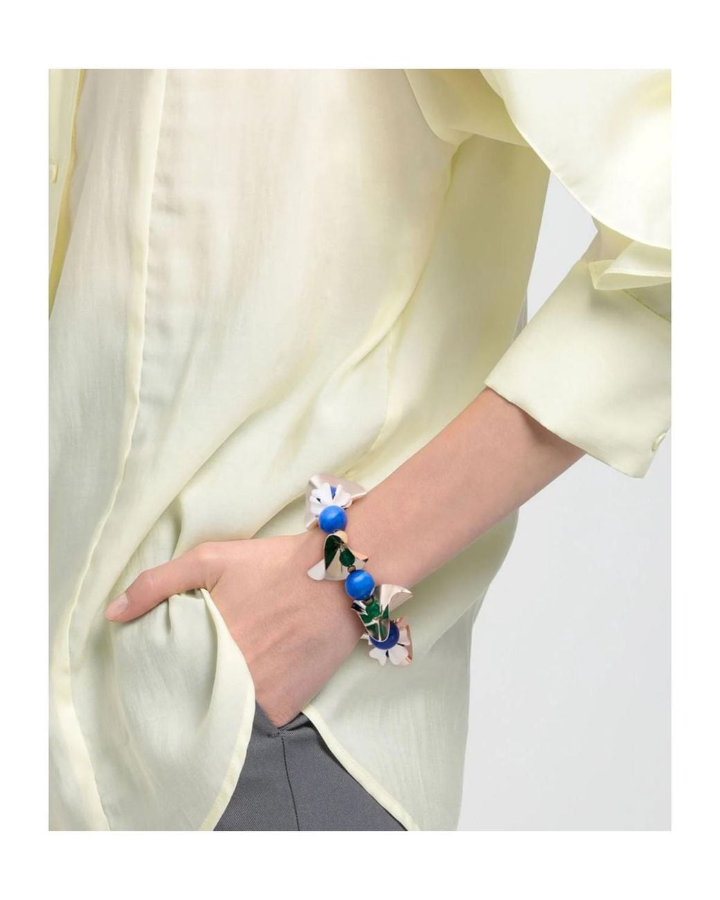 Isabel Marant Blue Minimalist Bracelet