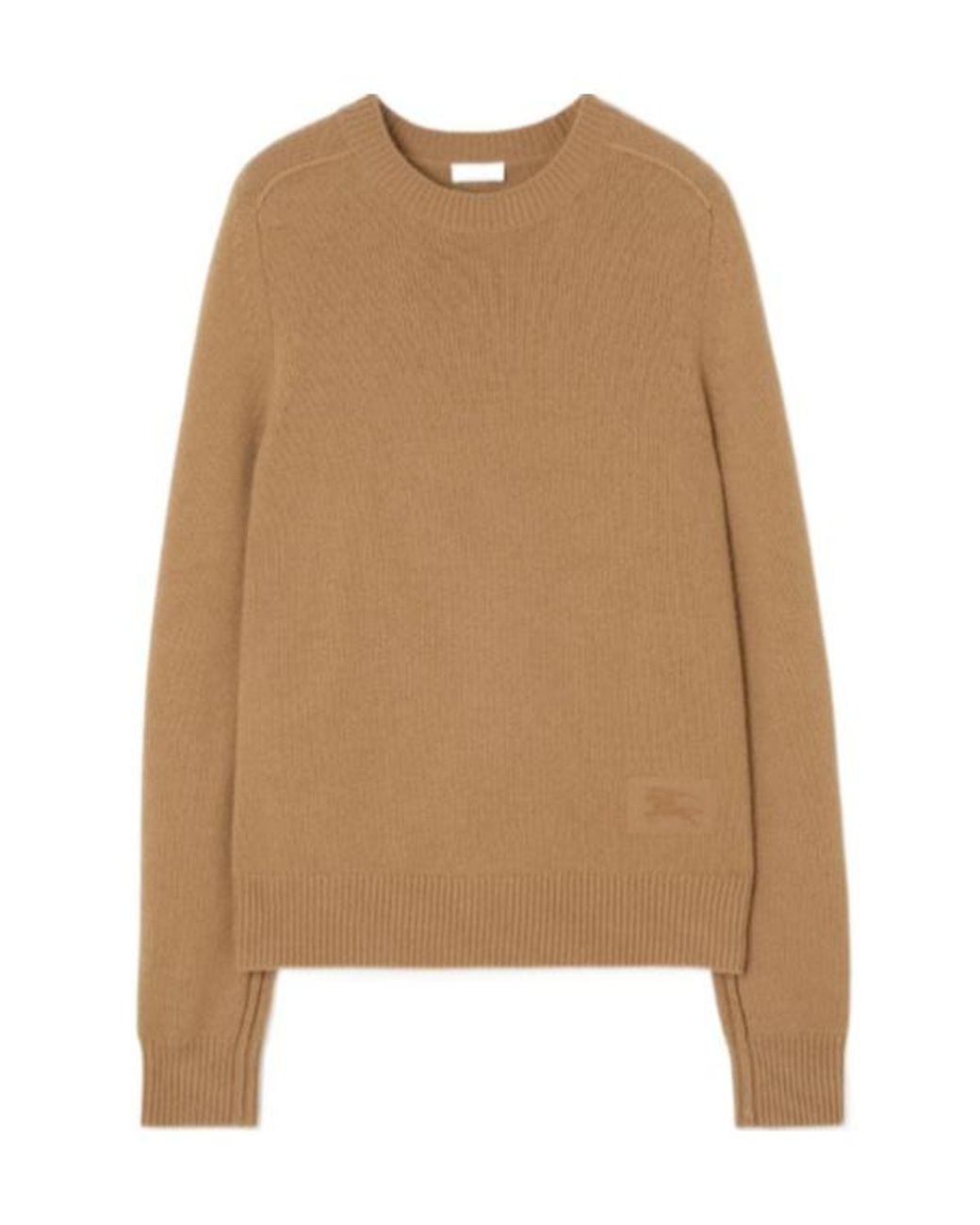 Burberry Natural Crew Neck Knitted Sweater