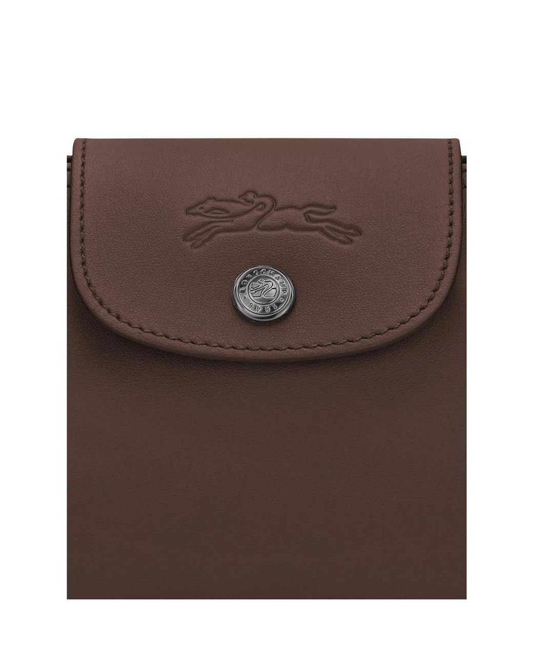 Longchamp Brown Top Handle Leather Shoulder Bag