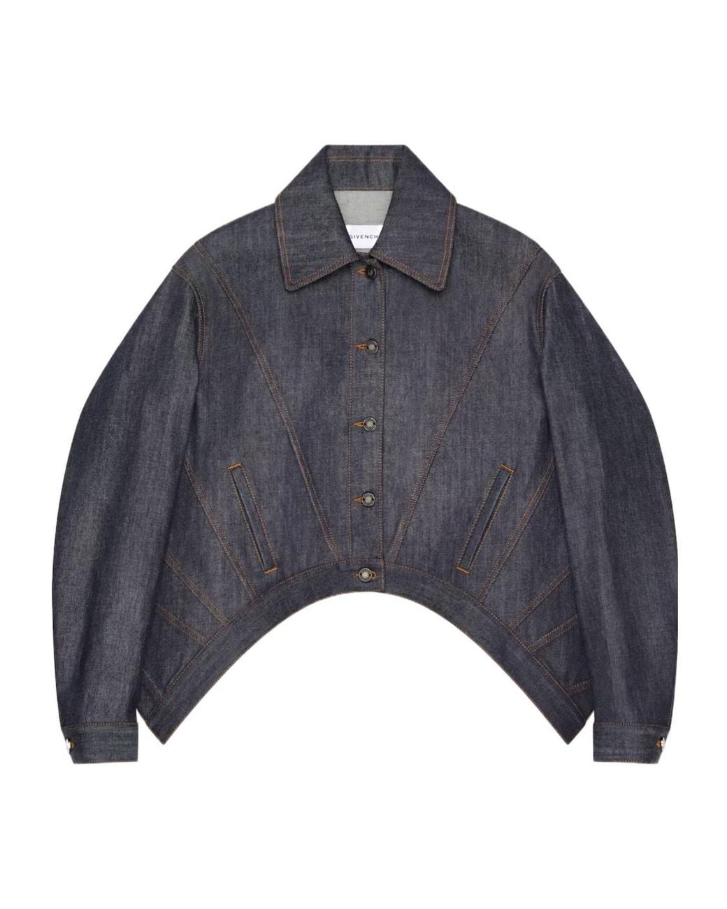 Givenchy Blue Trapeze Jacket
