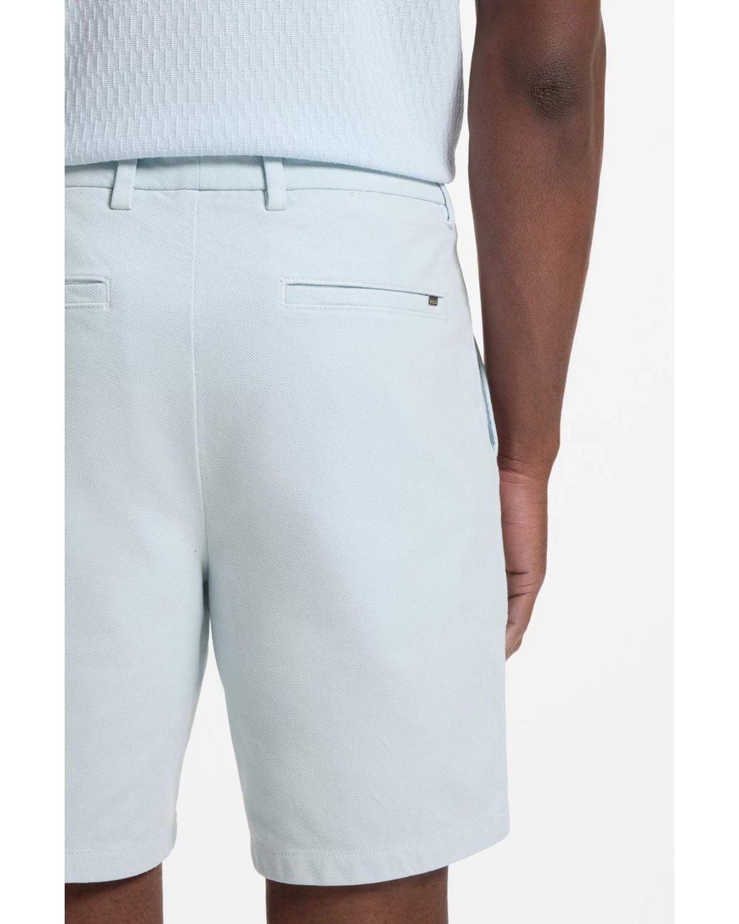 Boss Blue Modern-Fit Shorts for men