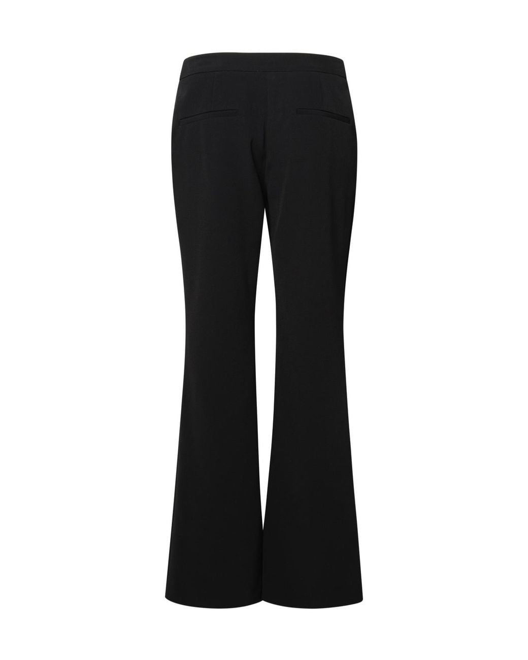 Balmain Black Low-Rise Flared Trousers