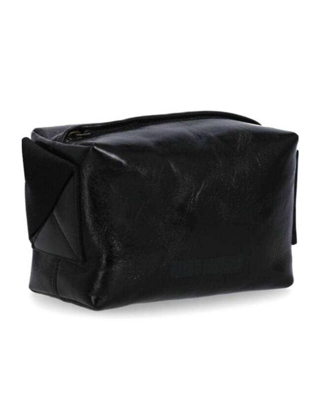 Uma Wang Black Square-Shape Shoulder Bag