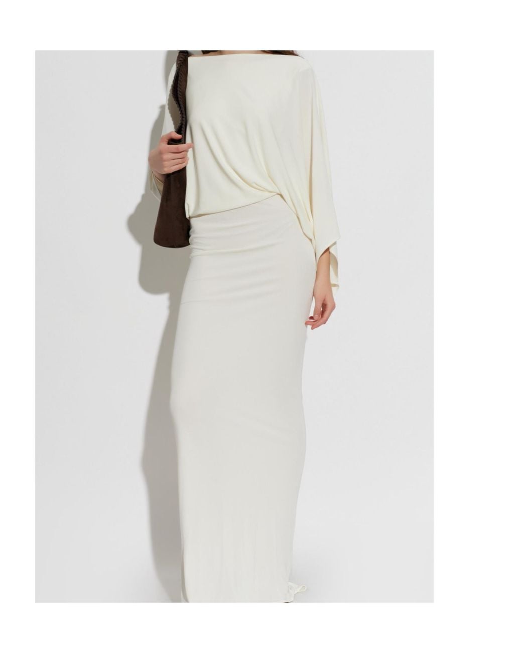 Cult Gaia White Long-Sleeved Dress