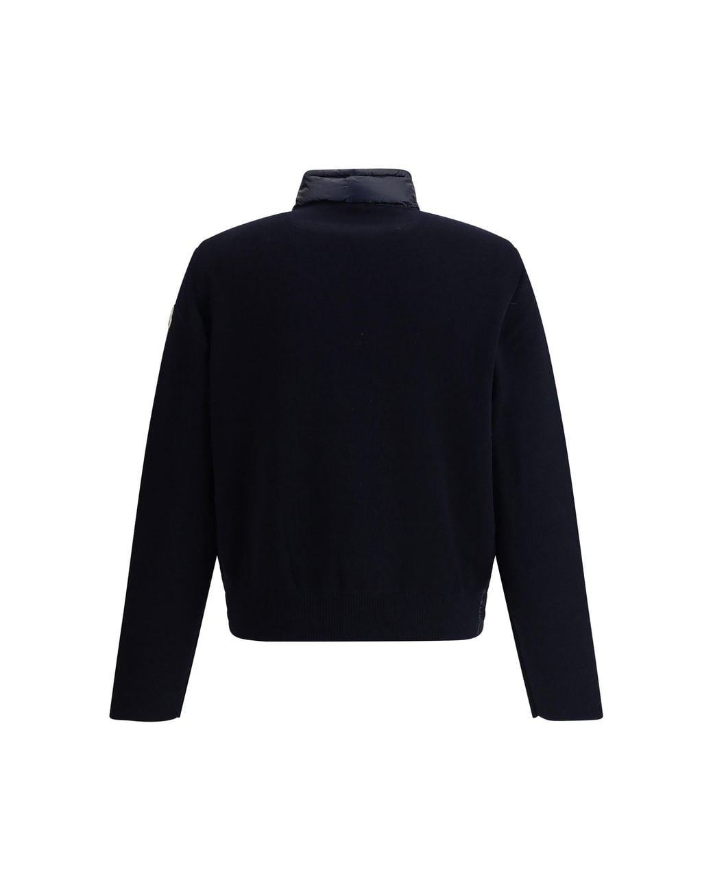 Moncler Blue Zip-Up Padded Jacket for men