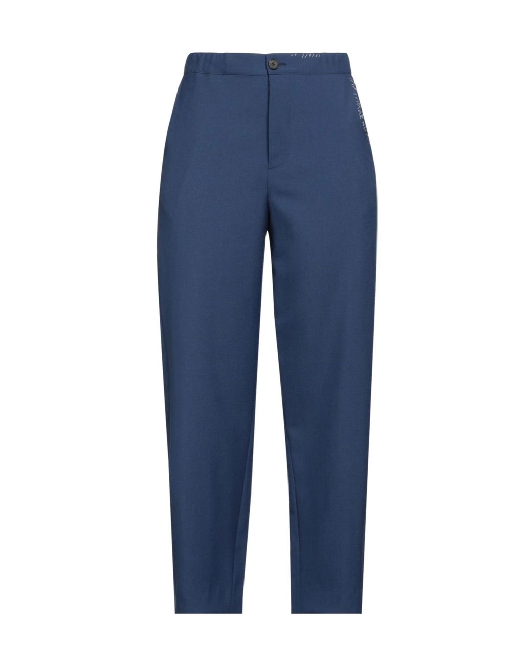 Marni Blue Minimalist Tapered Pants