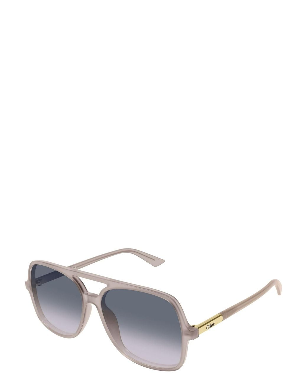 Chloé Multicolor Chloé Eyewear Square Aviator Sunglasses