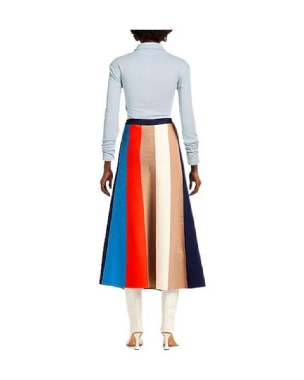 Rag & Bone Blue Solid Stretch Knit Sweater