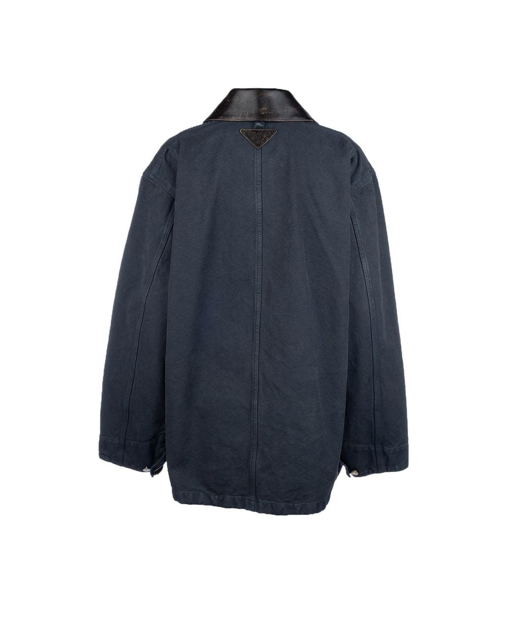 Prada Blue Canvas Work Jacket