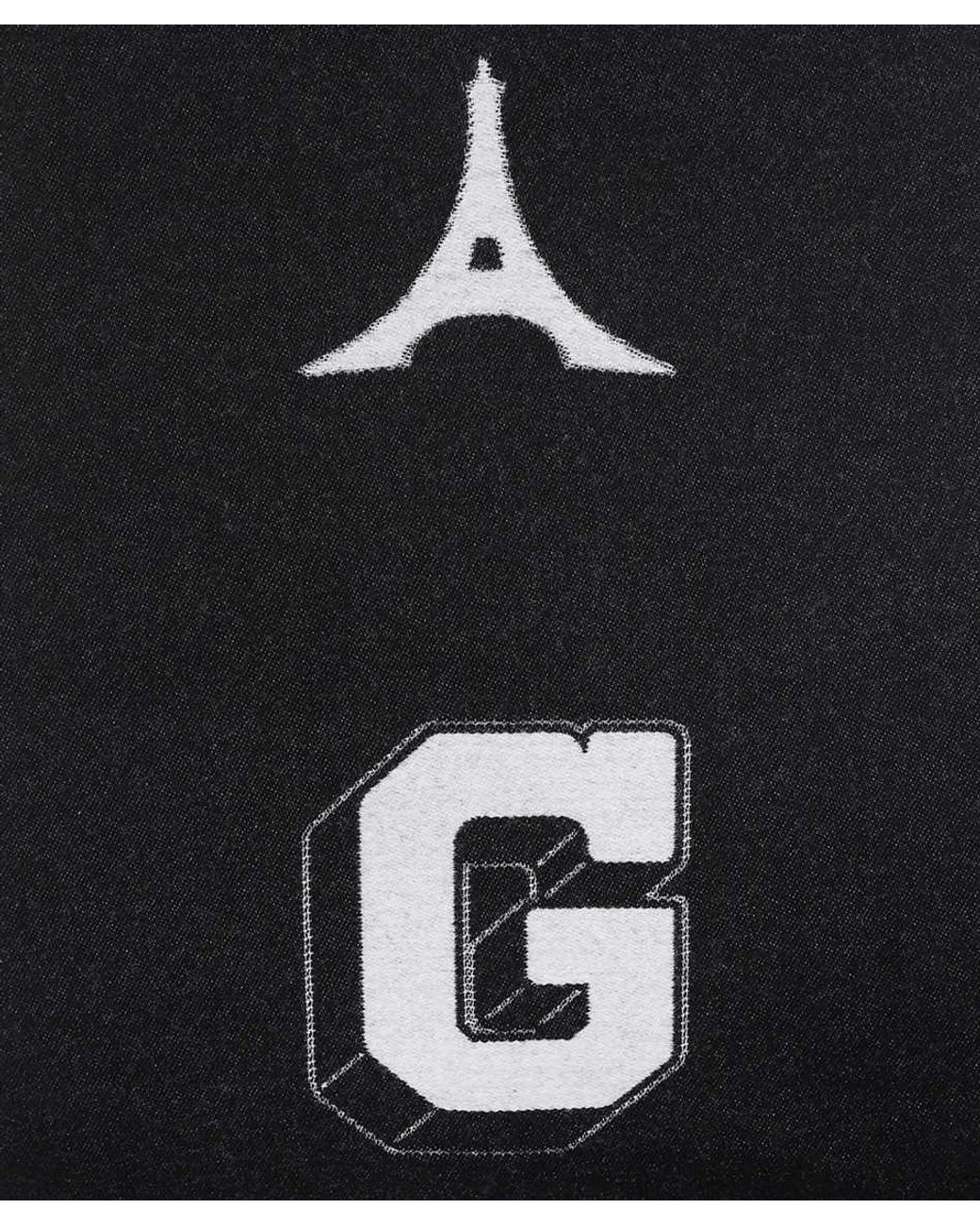 Givenchy Blue Pattern Scarf for men