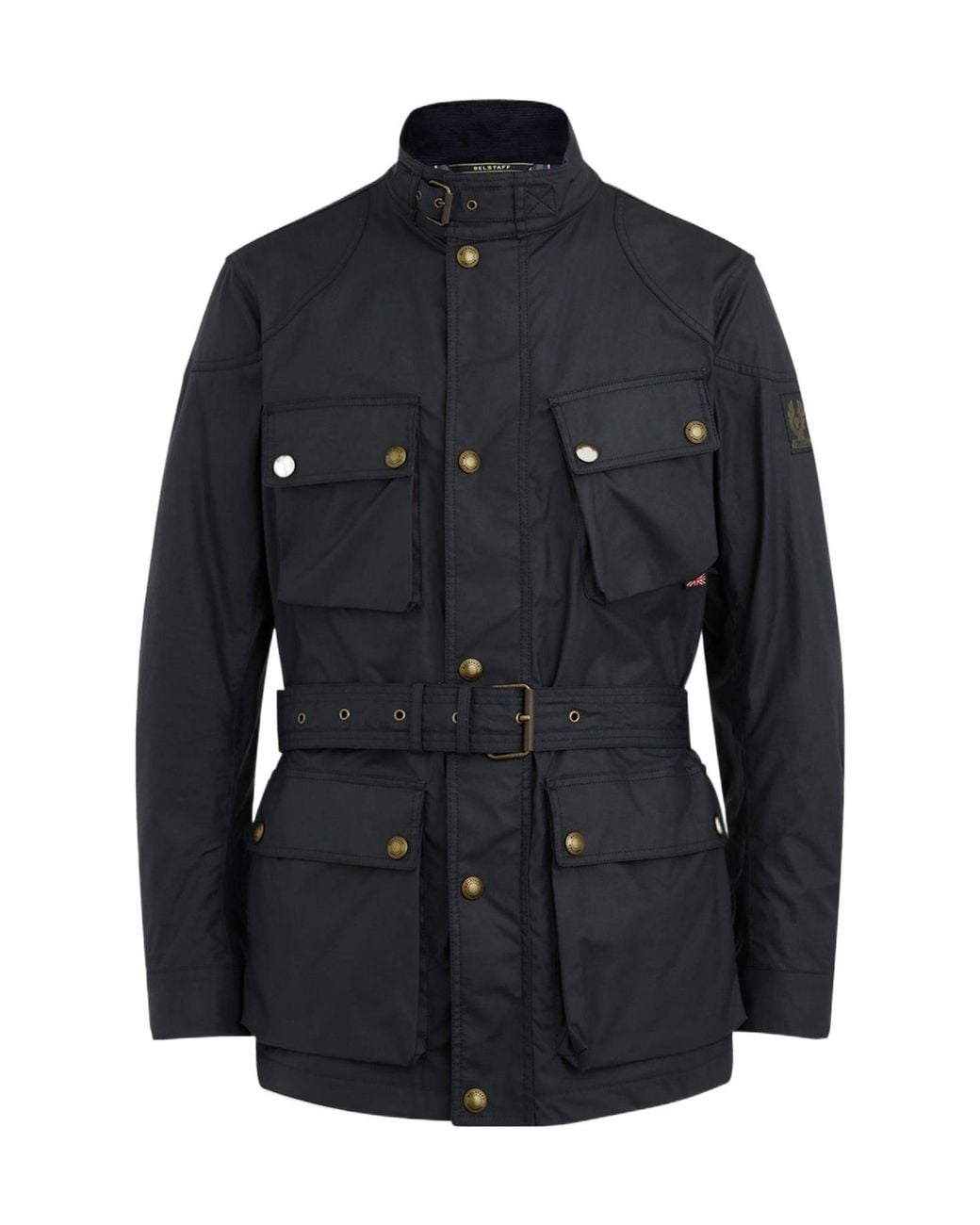 Belstaff Black Trialmaster Waxed Jacket for men