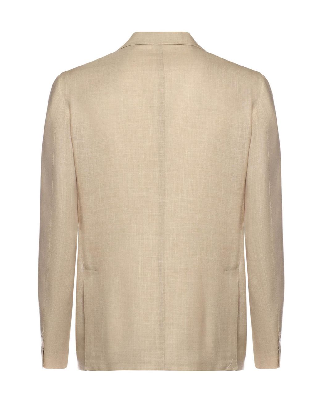 Eleventy Natural Patch Pocket Single-Breasted Blazer for men