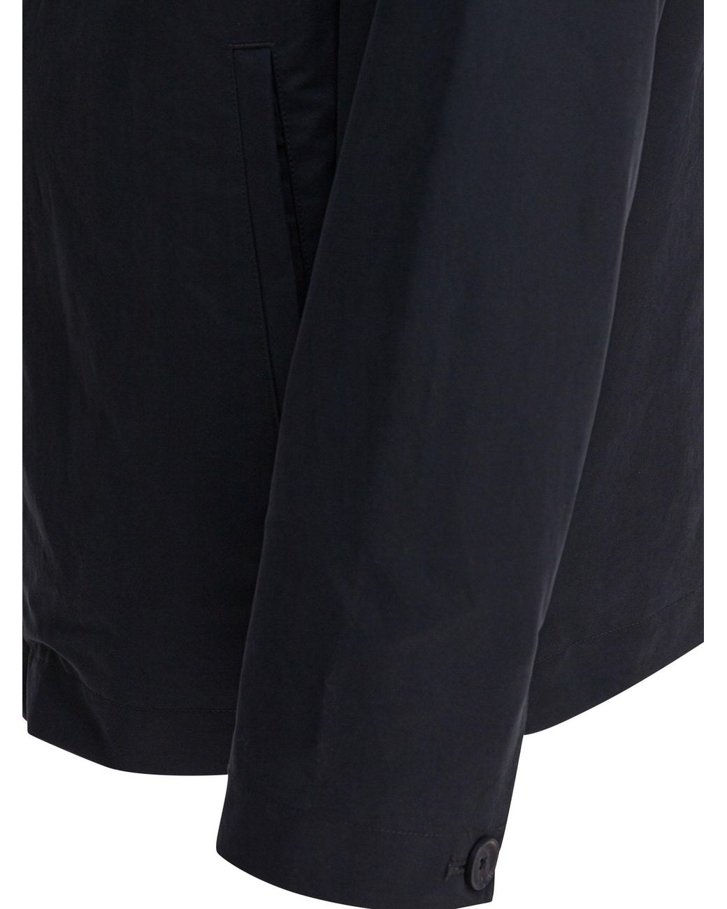 Vince Blue Convertible Collar Jacket for men