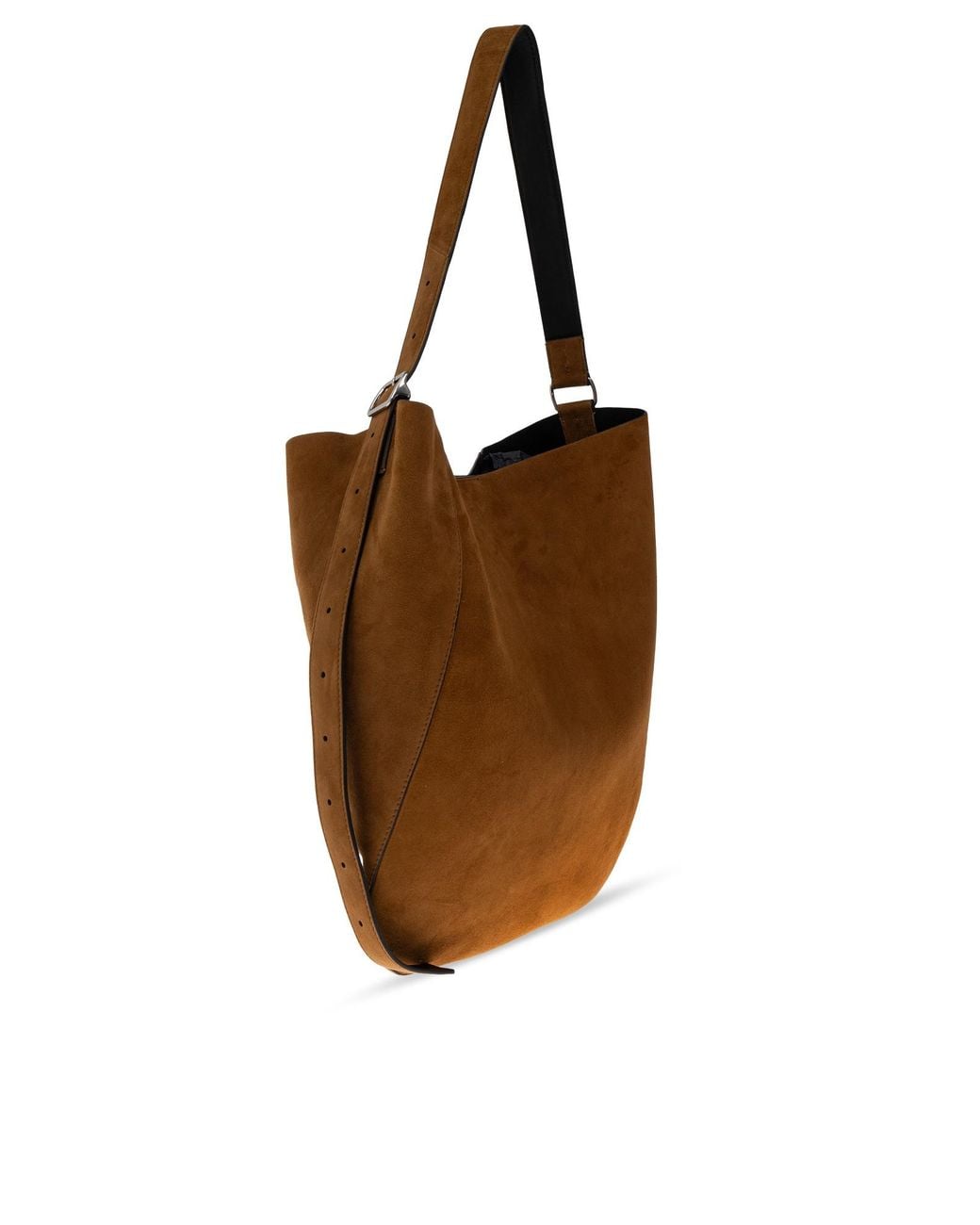 AllSaints Brown Esme Suede Tote Bag