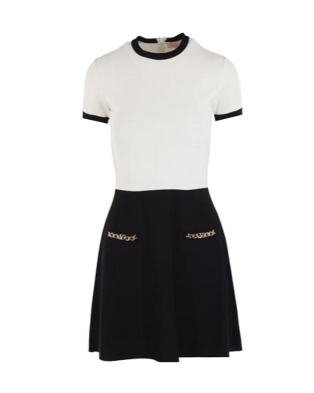 Valentino White Vlogo Short-Sleeve Minidress