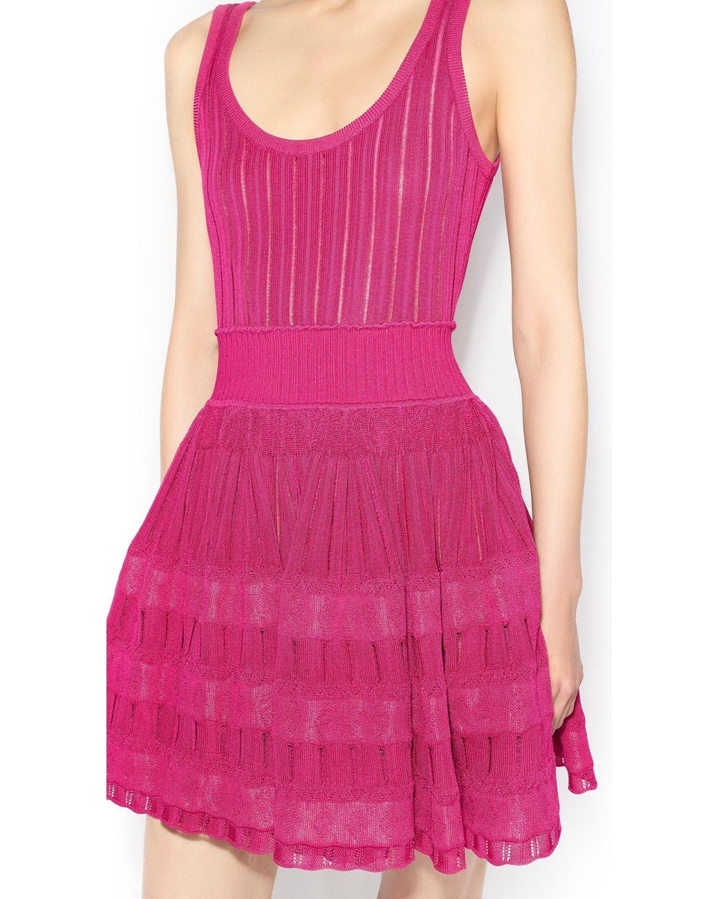Alaïa Pink Crinoline Mini Dress