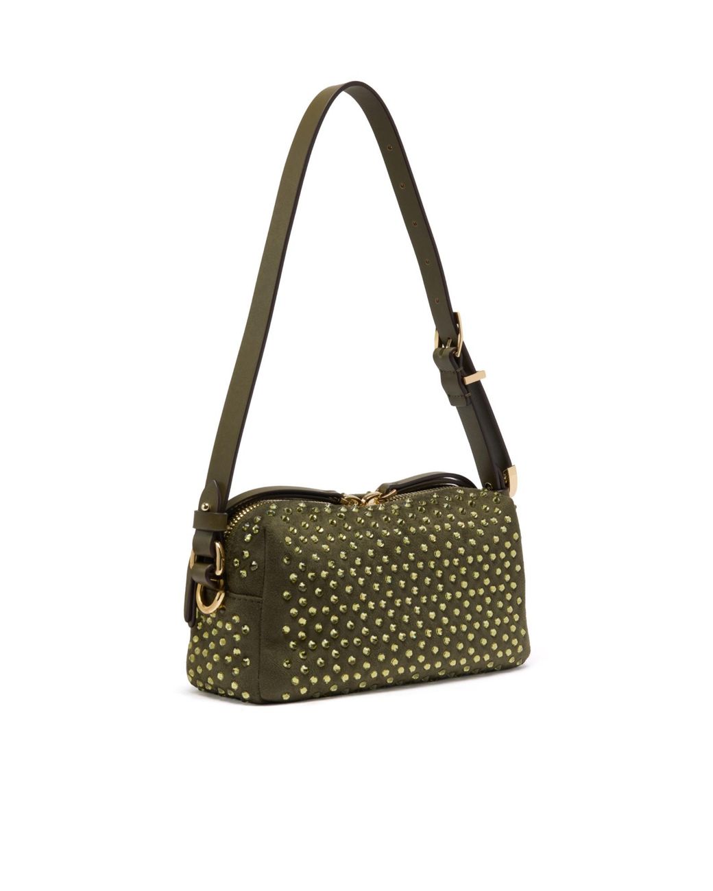 Pinko Metallic Embellished Mini Crossbody Boston Bag