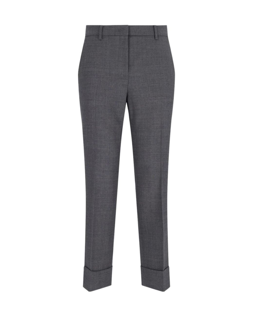 Incotex Gray Casual Trousers With Belt Loops