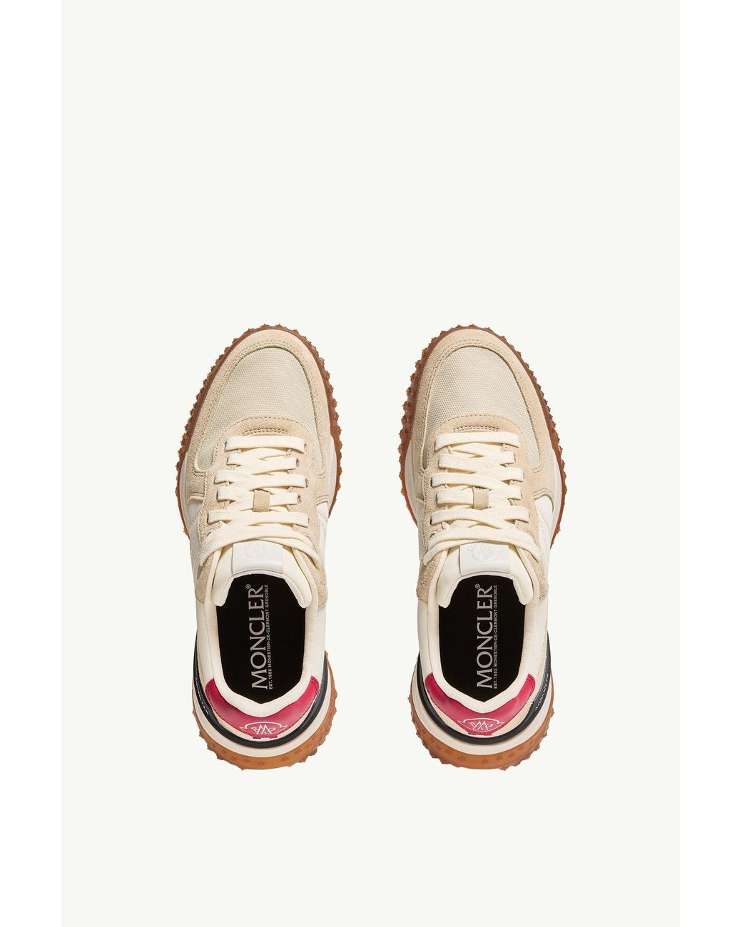 Moncler Pink City Trek Sneakers for men