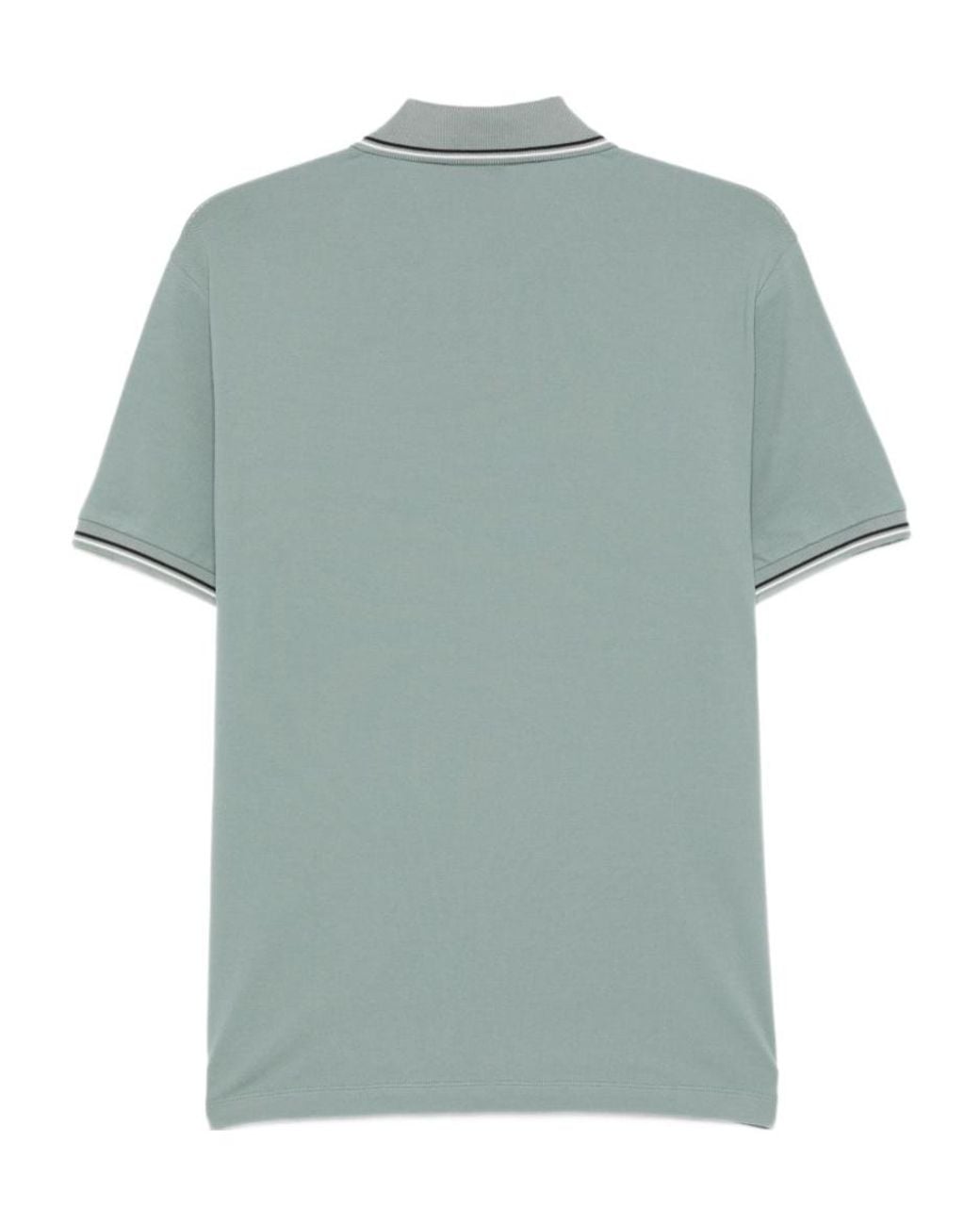 Emporio Armani Green コットン ポロシャツ for men