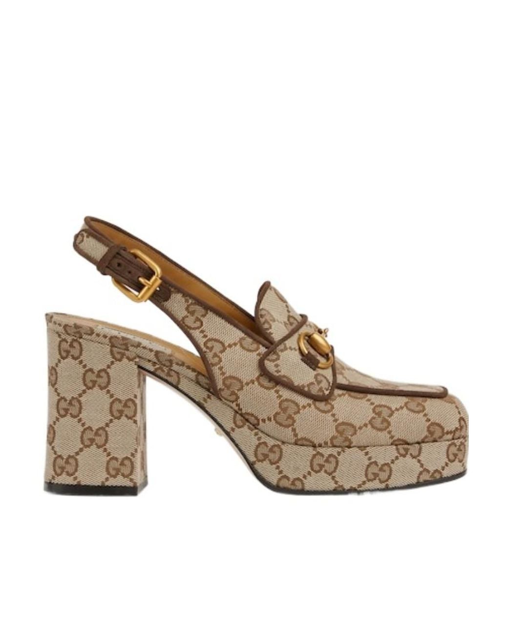 Gucci Brown Horsebit Mules