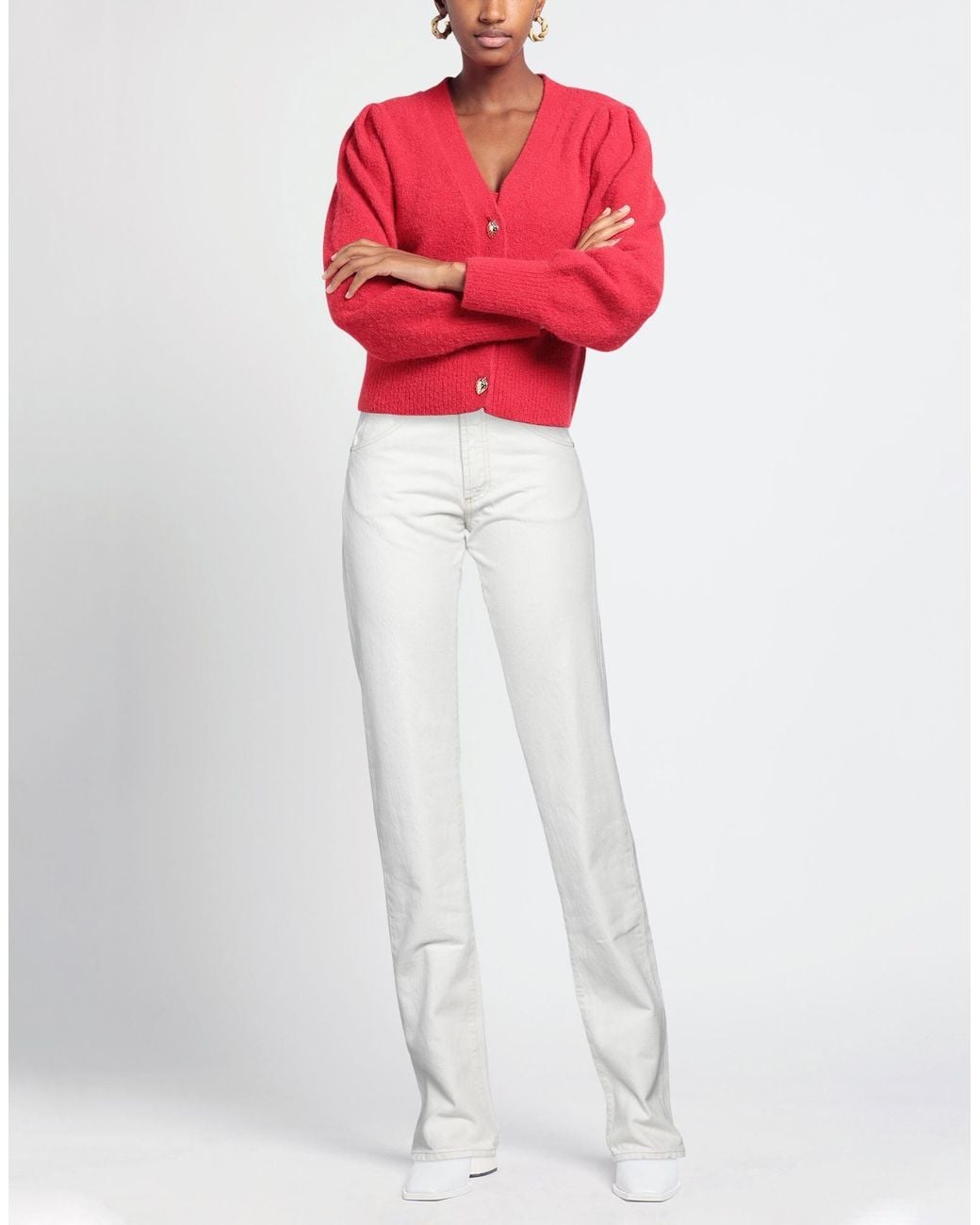 Maison Margiela White Solid Color Twill Trousers