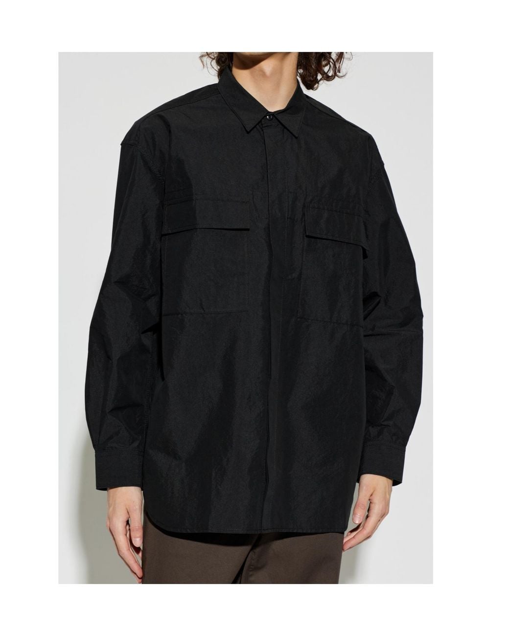 Comme des Garçons Blue Flap-Pocket Shirt for men