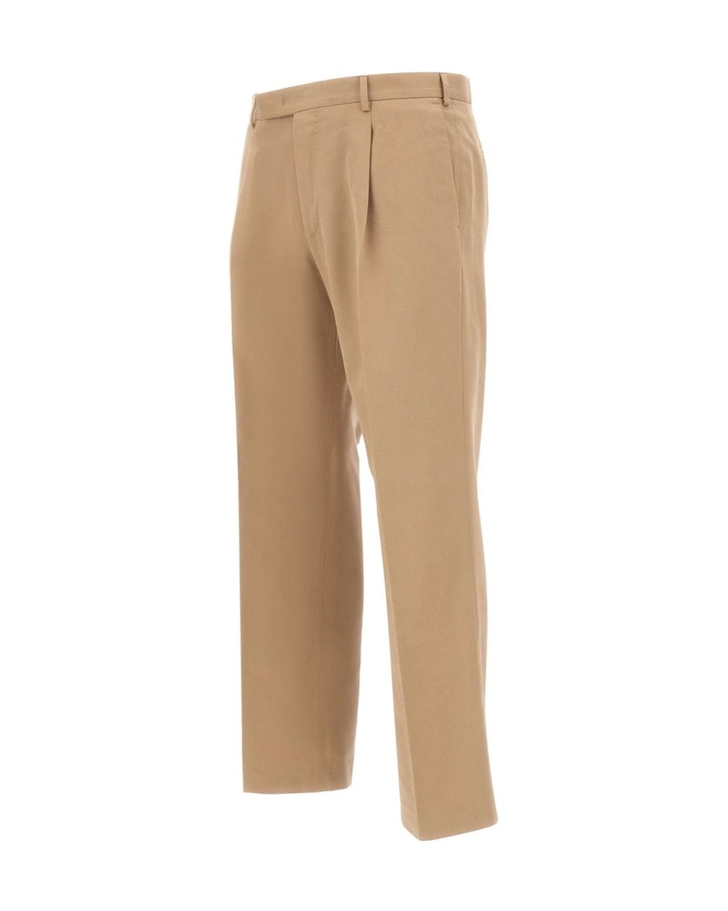 Pt Pantaloni Natural Pt Torino Quindici Pleated Wide-Leg Pants for men