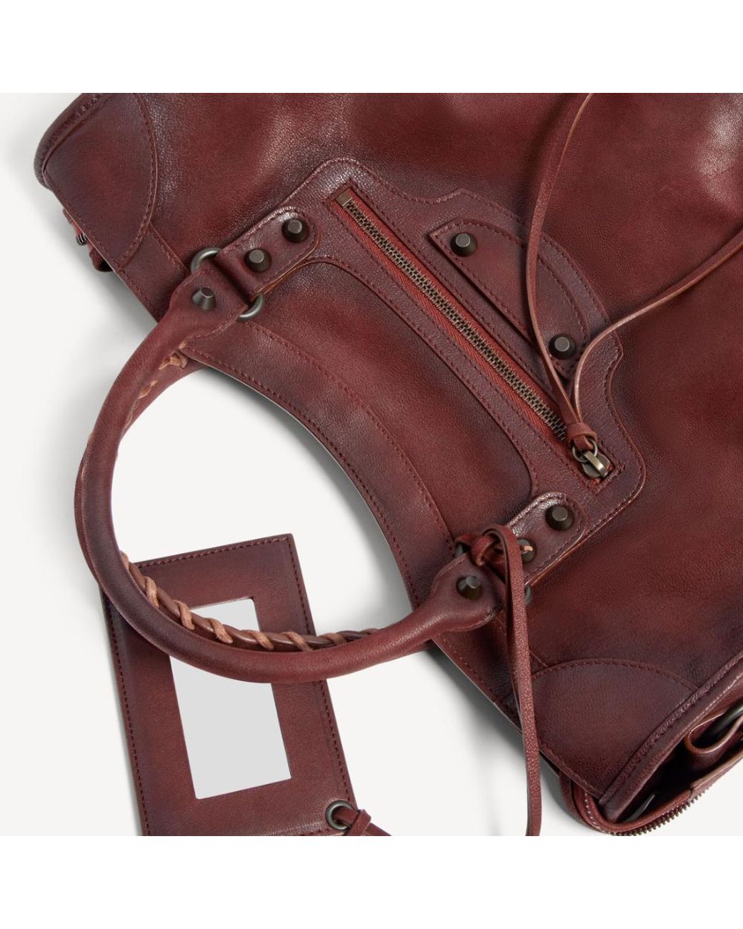 Balenciaga Red Le City Bag Medium
