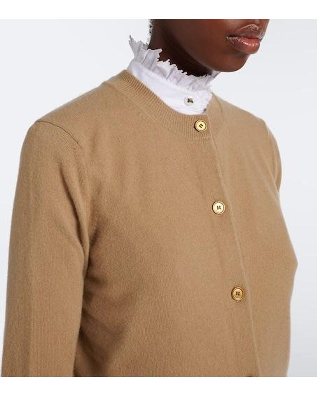 Burberry Natural Classic Button Cardigan