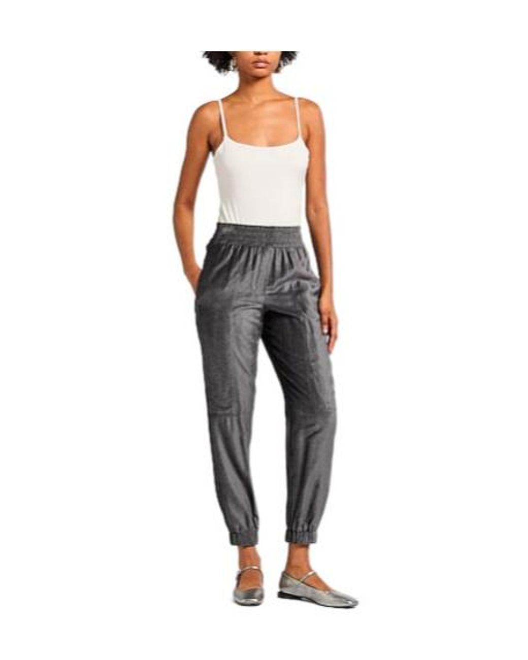 Brunello Cucinelli Gray Solidcolor Velvet Trousers