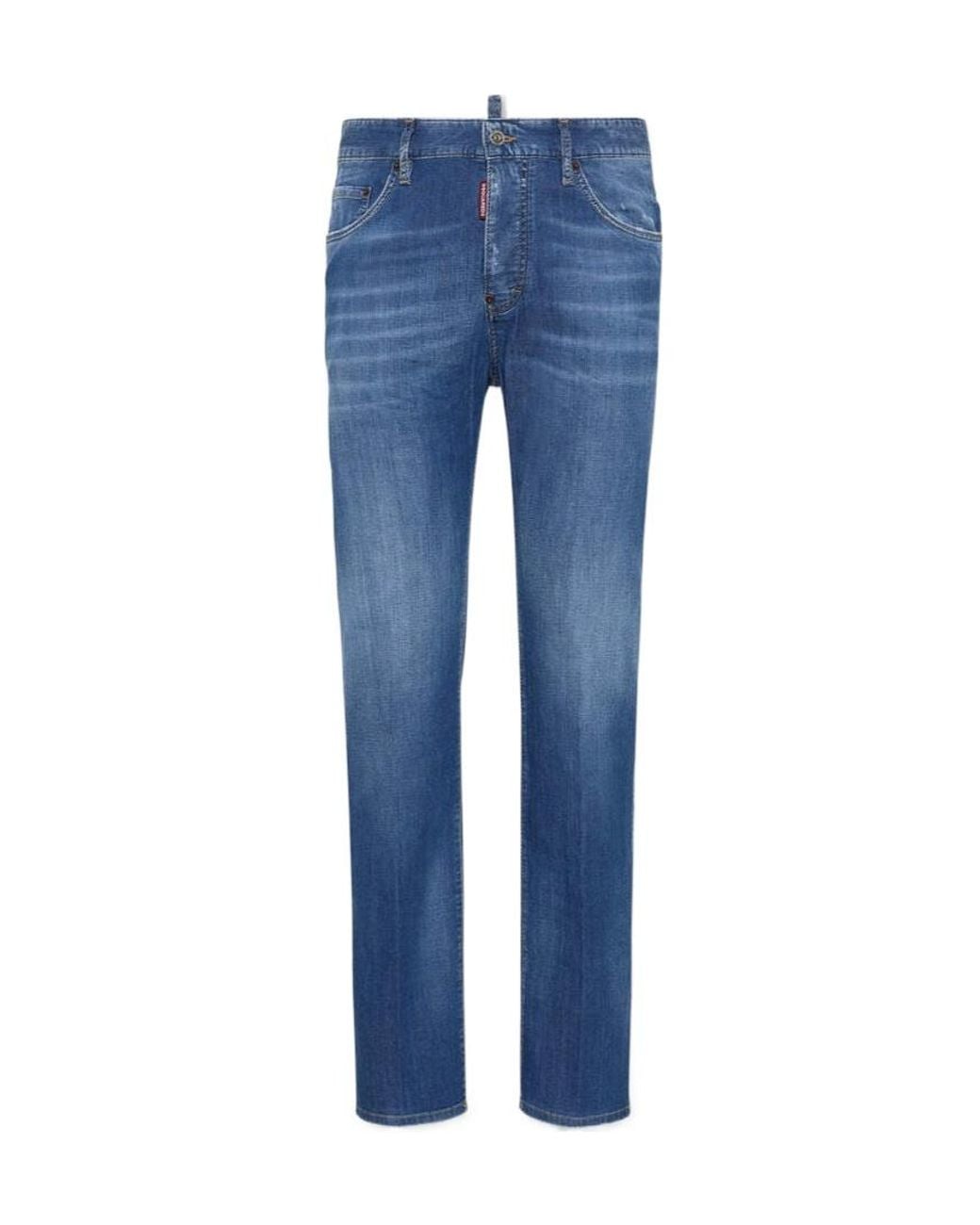 DSquared² Blue Summer Lovers 642 Medium Wash Jeans for men