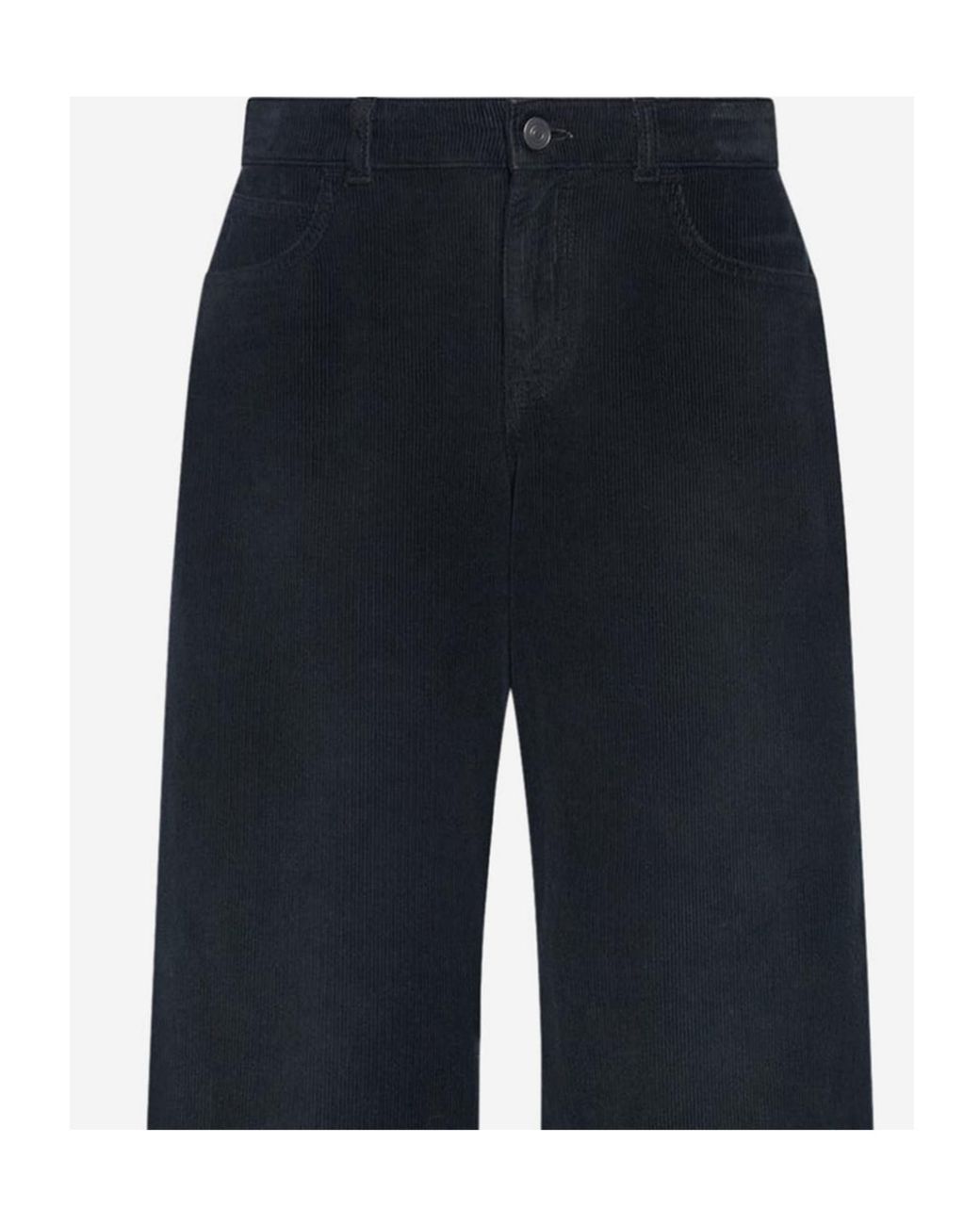 The Row Blue Casual Trousers With Belt Loops