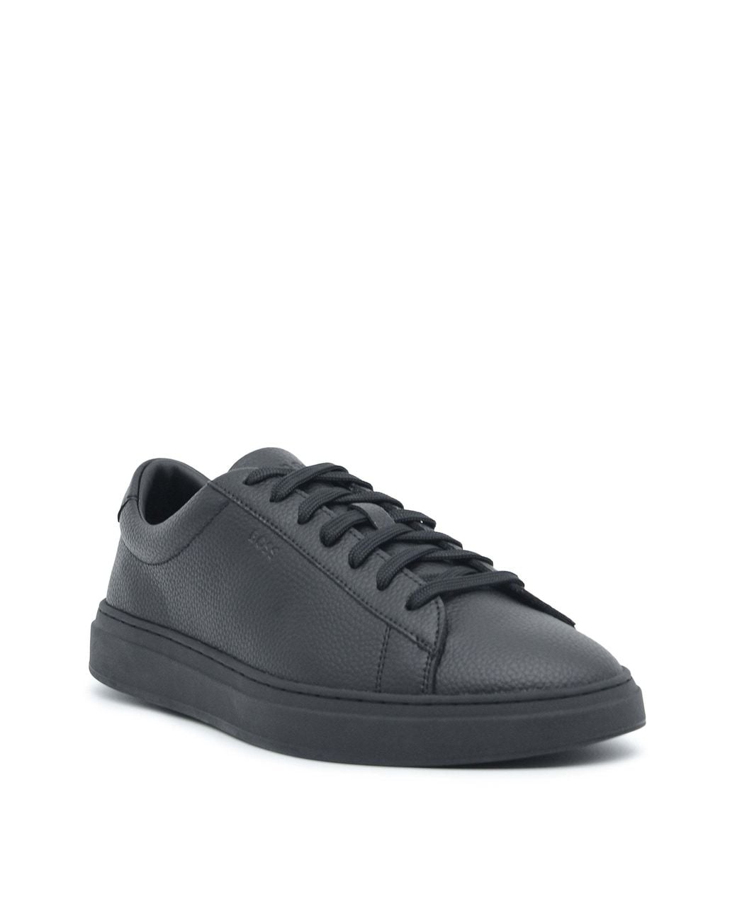 Boss Black Lace-Up Sneakers for men