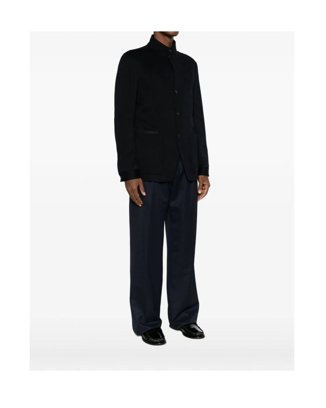 Zegna Black Oasi-Cashmere Il Conte Jacket for men
