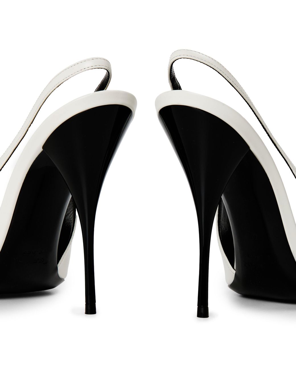 Saint Laurent White Solid Color High Heels