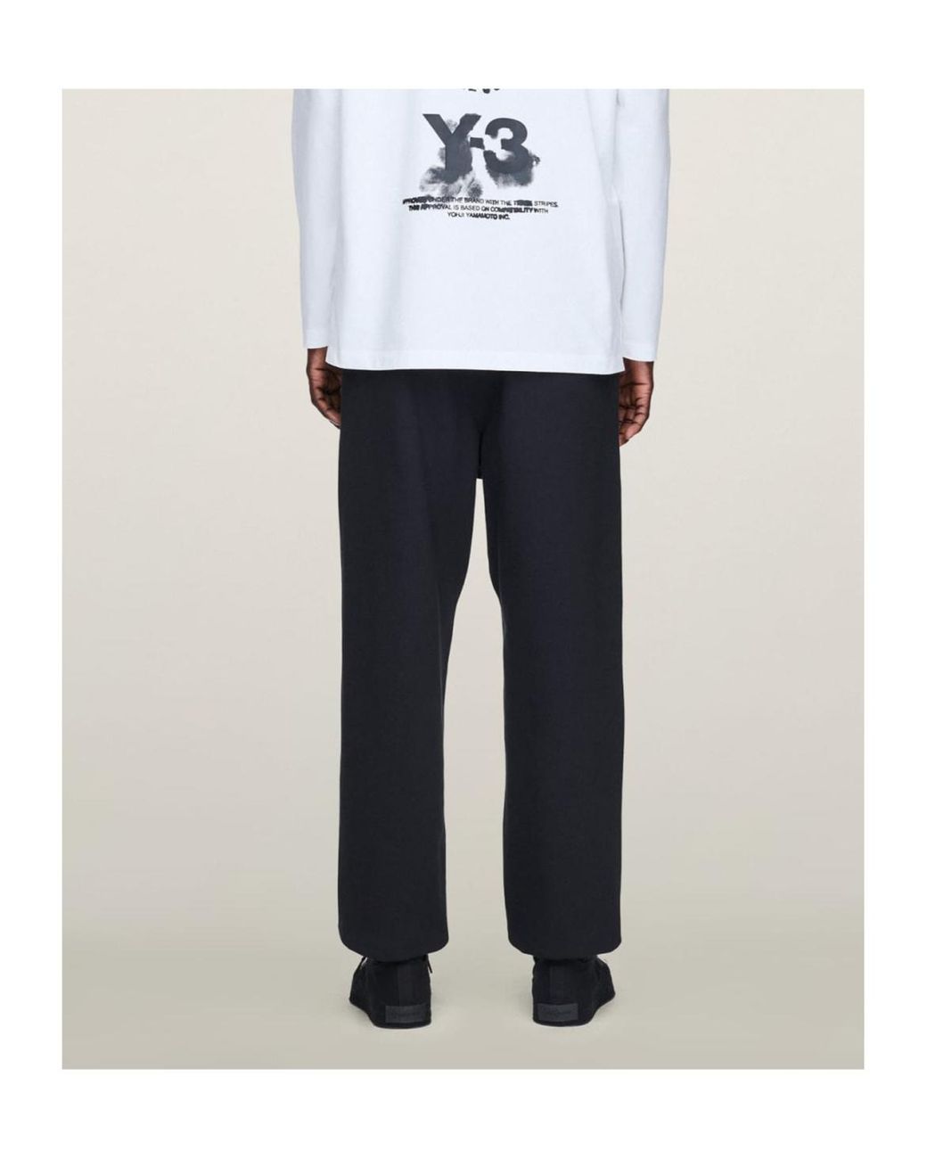 Y-3 Black Ft Track Pants for men