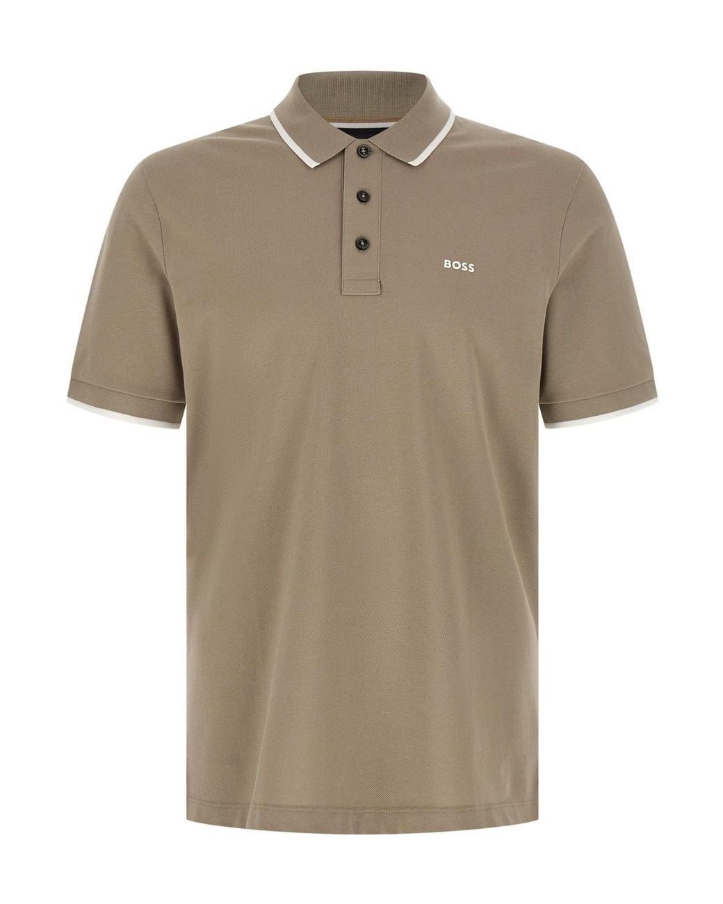 Boss Multicolor Boss Logo Detailed Polo Shirt for men