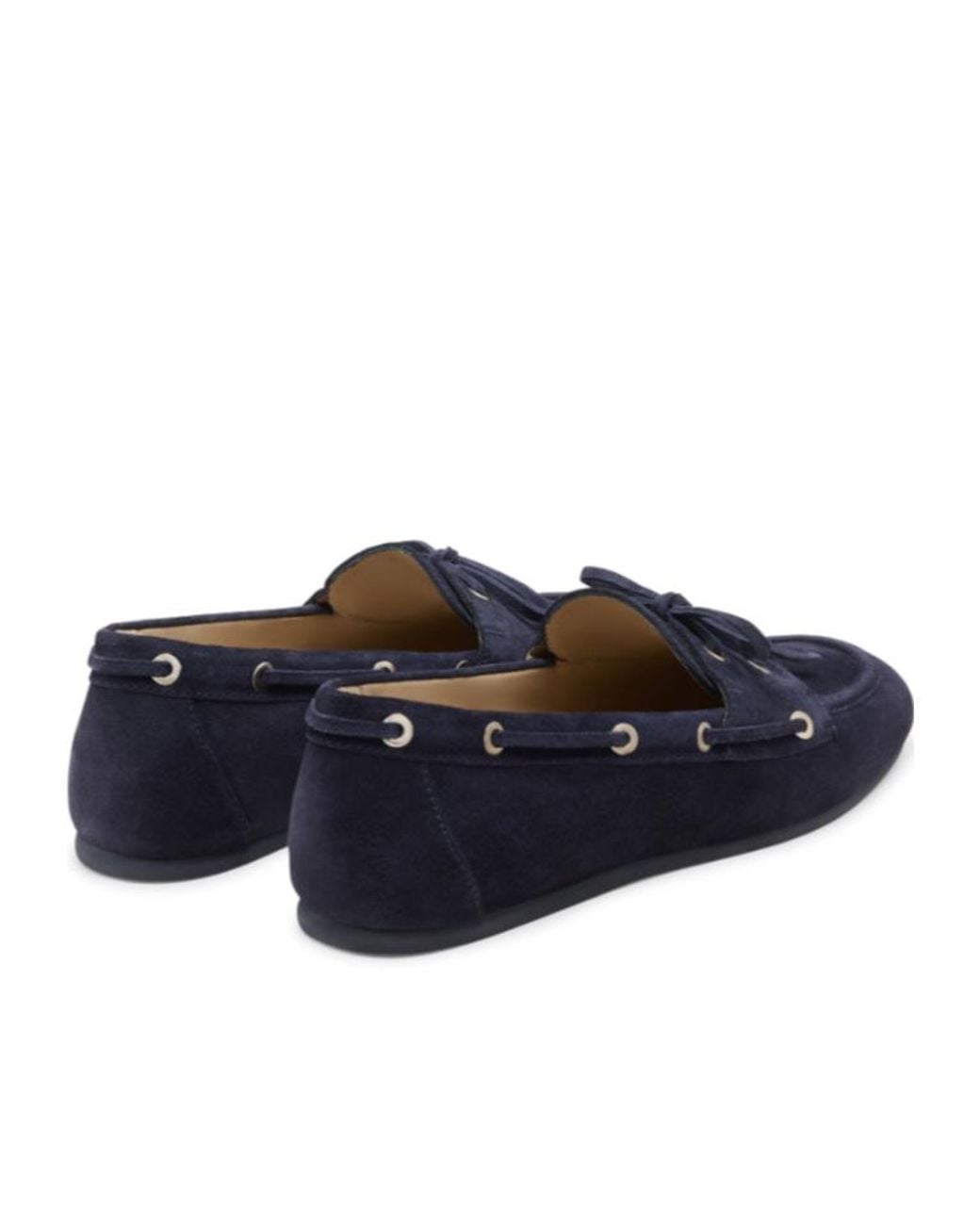 Stuart Weitzman Blue Tinsley Moccasin