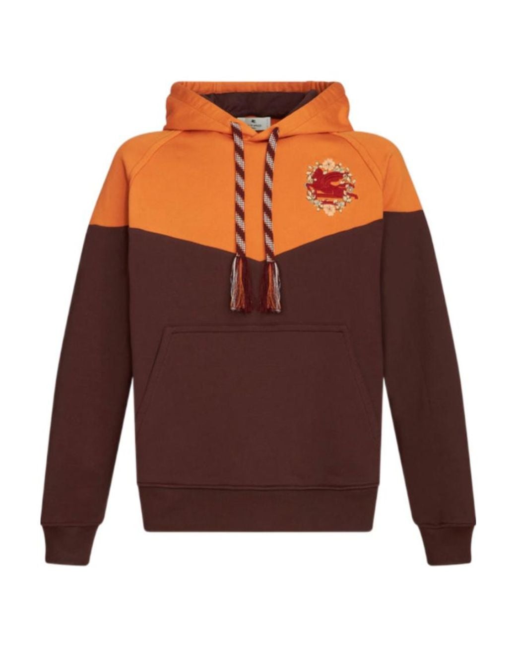 Etro Purple Polo En Coton À Motif Pegaso Brodé for men