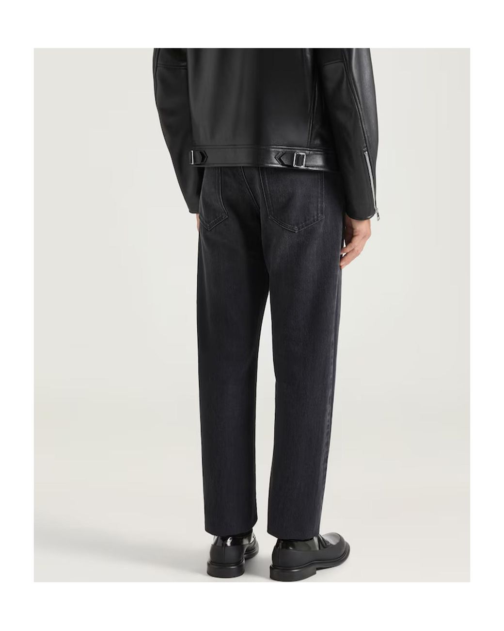 Givenchy Black Logo-Patch Denim Jeans for men