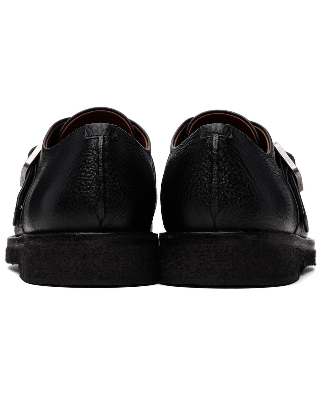 Marsèll Black Moccar Leather Loafers for men