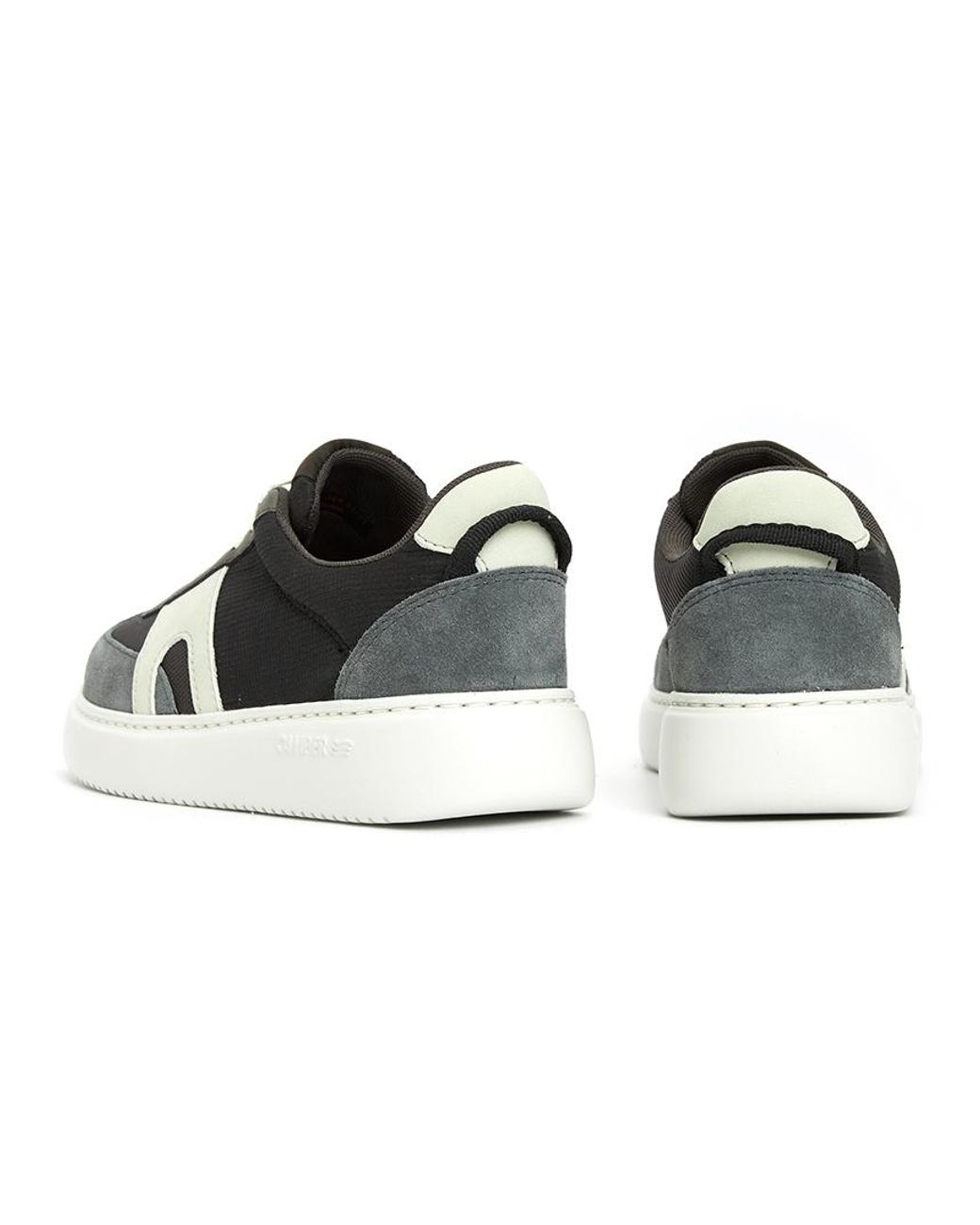 Camper Black Textile And Nubuck Sneakers