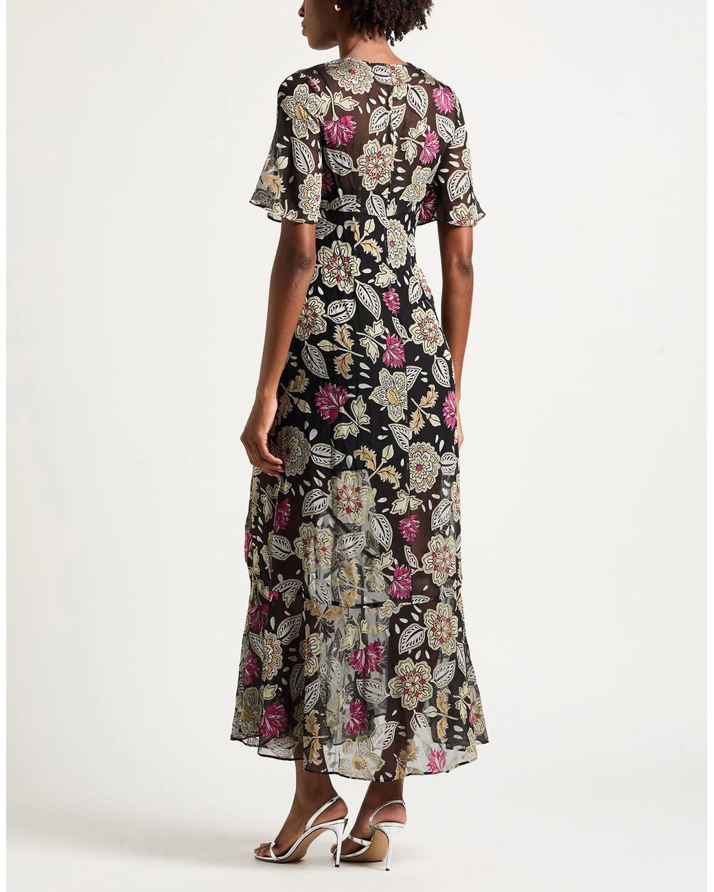 Rag & Bone Black Floral Printed Dress