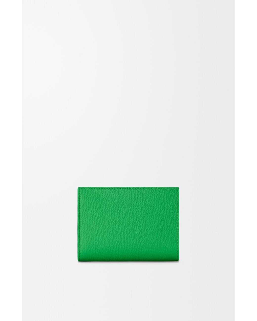 Loewe Green Anagram Compact Wallet