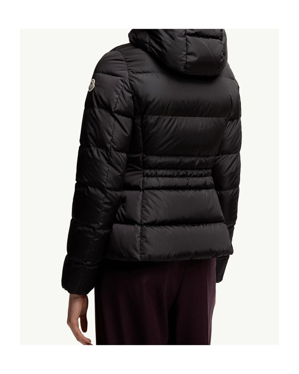 Moncler Black Avoce Hooded Puffer Jacket